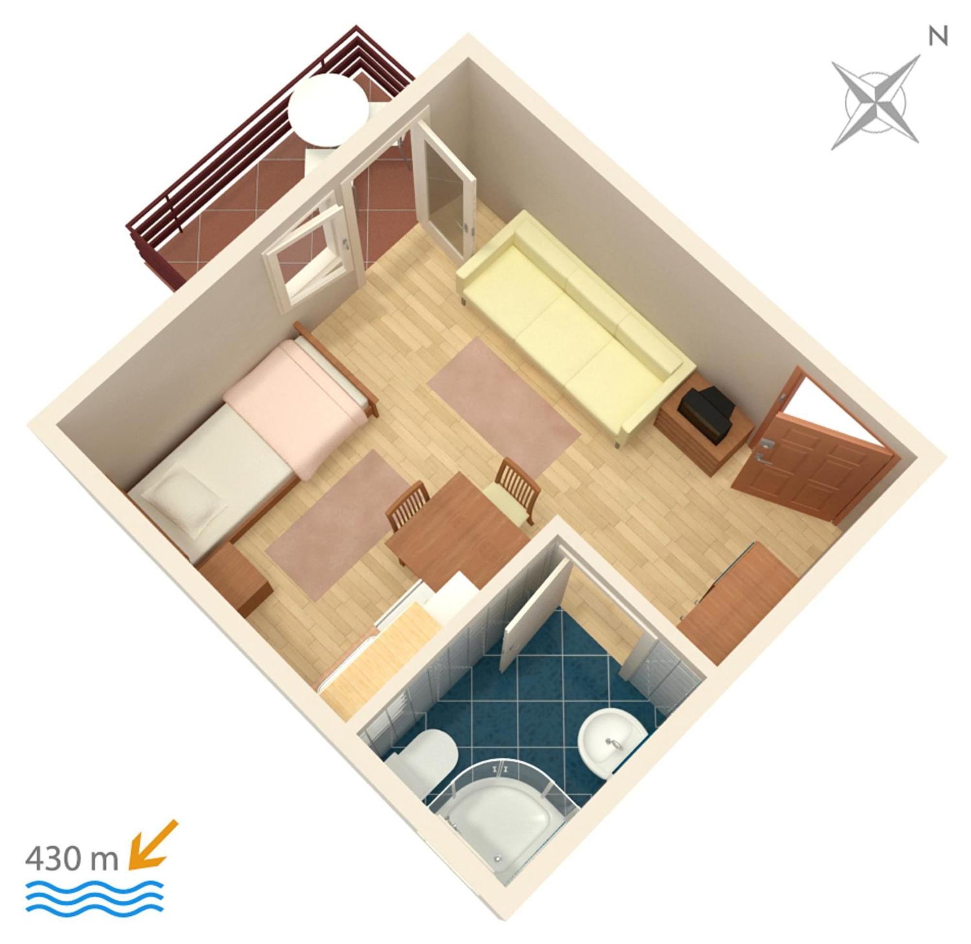Apartments With A Parking Space Vodice - 4172 מראה חיצוני תמונה